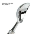 thumbnail image 5 of Cooking Light Stainless Steel Ice Cream Scoop with Comfortable Soft Grip Handle, 9"x1.6", Black, 5 of 6