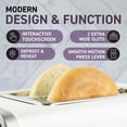 thumbnail image 3 of Pantalla táctil Toaster Inspirex con 2 ranuras extra anchas, color blanco, 3 of 9