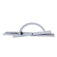 thumbnail image 2 of Measuring Ruler Tool Stainless Steel Protractor Angle Gauge 150x300mm, 2 of 7