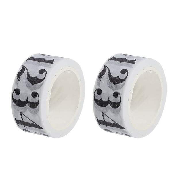 GOOHOCHY 2 rollos de cinta decorativa cintas de papel cintas adhesivas cintas de papel cinta portátil