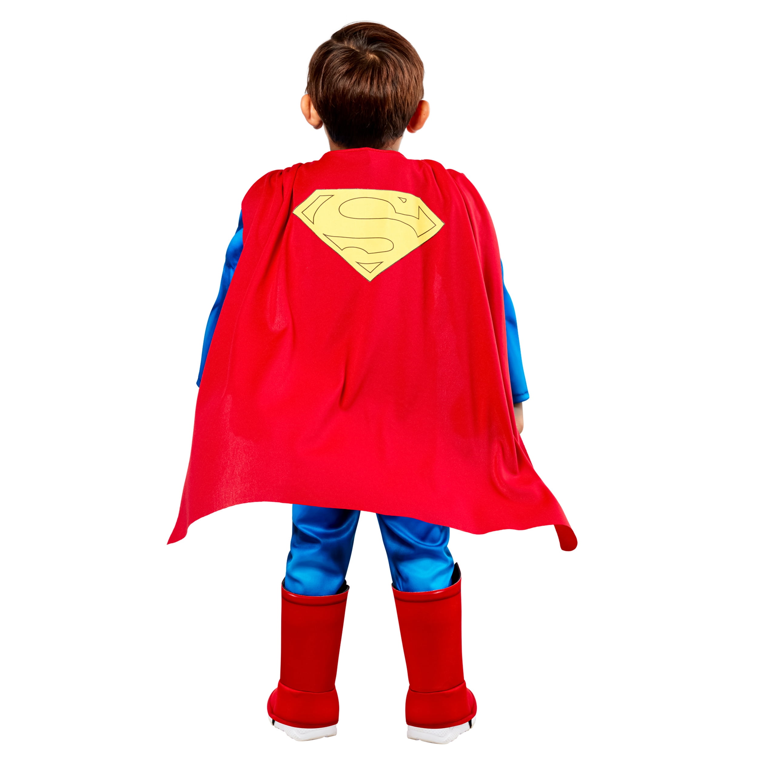Superman 'Man Of Steel' Hoodie Kostüm Für Kinder – Gr. M, Mit Reißverschluss Und Kapuze