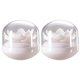 thumbnail image 1 of Soporte Para Palillos De Dientes En Forma De Loto Organizador De Bastoncillos De Algodón Para El Hogar Caja De Almacenamiento Decorativa Para Bastoncillos Para Baño Dormitorio Sala De Estar 2 Uds Speravity TO003458-00, 1 of 7