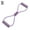 Purple, variant on 8-Shape Resistance Band for Yoga, Exercise, Fitness & Stretching - Portable Rubber Tube Trainer for Shoulder, Back & Full Body Workout