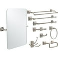 thumbnail image 3 of Delta PWD25-BN Portwood Bath Double Towel Bar Satin Nickel Finish, 3 of 9