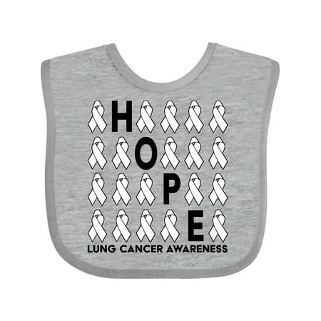 

Inktastic Hope- Lung Cancer Awareness Boys or Girls Baby Bib