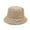 Khaki, variant on Japanese Style Autumn Winter Fisherman Bucket Hat for Women Pure Down Insulated Warm Plaid Lightweight Soft Fashion Headwear