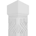 thumbnail image 4 of Ekena Millwork 8"W x 8'H Craftsman Classic Square Non-Tapered Atlas Fretwork Column w/ Mission Capital & Mission Base, 4 of 8