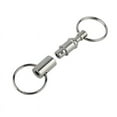 thumbnail image 5 of Zshan 12 Pack Quick Release Key Ring with Double Split Ring Bulk Detachable Silver, 5 of 5