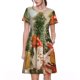 thumbnail image 1 of Balery Holiday Christmas Stars Vestidos sueltos de manga corta para mujer, vestidos de verano 2025, vestidos casuales de corte A con vuelo., 1 of 6