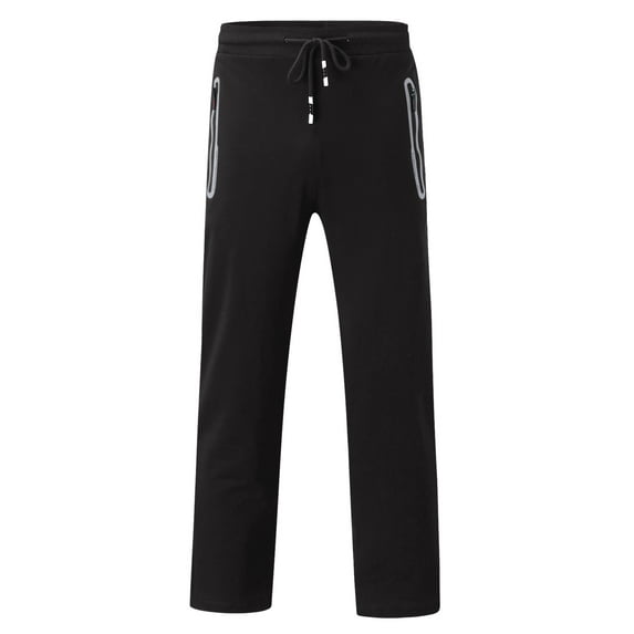 Vedolay Summer Pants Linen Pants Men Slim Fit Cotton Loose Lightweight Elastic Waist Casual Beach Loose Trousers,Black XXL