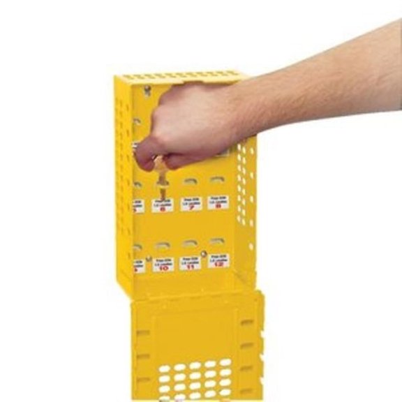 Master Lock - Group Lock Box for Lockout/Tagout, Steel, Yellow CA2