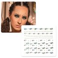 thumbnail image 4 of Unique Bargains 1 Pc Irregular Face Rhinestone Stickers for Concert White, 4 of 5