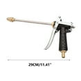 thumbnail image 3 of Ruroz High Pressure Water Hose Nozzle Long Spray Nozzle, Garden Hose Nozzle Duty Alloy Sprayer Nozzle High Pressure Spray Gun for Car Washing, Outdoor Gardening, Pets Shower, Patio Cleaning, 3 of 9