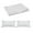 White, variant on Dpityserensio Solid Washed Bed Sheet Set with Pair Pillowcase Xmas
