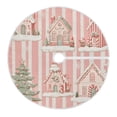 thumbnail image 6 of Yayeee Christmas Tree Skirt 35 inches for Xmas Tree Holiday Party Decoration, Light Green Christmas Houses, 6 of 6