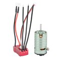 thumbnail image 1 of Motor ESC Kit Brushless Motor ESC Electric Metal High Purity Copper 1/28 Rc Car For 1/32 Rc Car Green 5500KV, 1 of 8