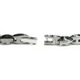 thumbnail image 2 of Titanium Kay Titanium Men's 7mm High Polish Finish Chrome Color Link Necklace Chain 26", 2 of 4