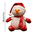 thumbnail image 3 of Plush Christmas Doll - Cute Snowman Toy with Scarf, Soft Stuffed Holiday Gift for Kids, Party Exchange & Winter Home Décor,S, 3 of 5