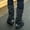 Black-539, variant on Waterproof Rain Boots for Outdoor Activities with Non-Slip Thickened Sole, All-Day Dry Footwear for Camping, Fishing, and Wet Weather Use(Black),Ccwuwei
