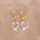 thumbnail image 1 of FOMIYES 6 Pares De Pendientes Clip-on Sin Perforar Con Colores Surtidos Y Original, 1 of 6