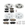 thumbnail image 3 of PowerStop Front and Rear Z23 Evolution Sport Carbon-Fiber Ceramic Brake Pad and Drilled & Slotted Rotor Kit Fits: ACURA Select Models K6318, 3 of 10