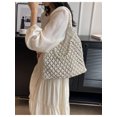 thumbnail image 4 of Bolso de paja tejido de malla ahuecado de verano de marca de diseñador, bolsos de playa para vacaciones para mujeres, bolso de mujer, venta caliente, 4 of 4
