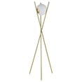 thumbnail image 5 of Coaster Yamileth Contemporary Metal Tripod Floor Lamp in Gold, 5 of 7