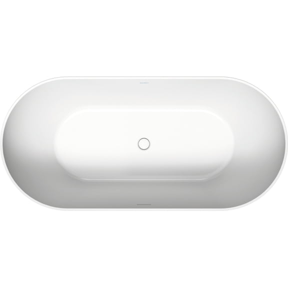 Duravit 700525000000090 Duravit No.1 63" Free Standing Acrylic Soaking Tub - White