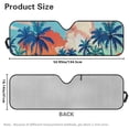 thumbnail image 5 of HUIAOCNG Coconut Tree Windshield Sunshade Car Sun Shade Heat Shield Sunshade Sun Visor Mat for 1997-2017 Jeep Wrangler Rubicon Sahara TJ JK JKU 2/4 Doors, 5 of 6