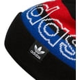 thumbnail image 3 of Adidas Originals Pom Black/Blue/Red Beanie Men Size One, 3 of 7
