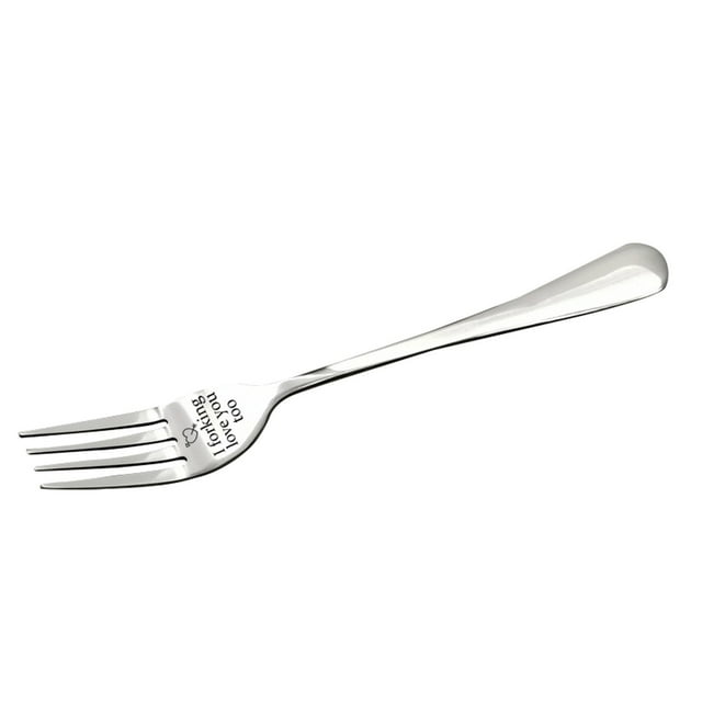 Agiferg Fourchette Gravée - Meilleur Cadeau pour Mari, Épouse et Famille