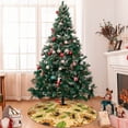 thumbnail image 7 of Yiaed Sunflowers Print Christmas Tree Skirt , Tree SkirtsTree Mat for Christmas Winter Holiday Indoor Decorations-36", 7 of 7