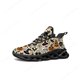 thumbnail image 1 of Zapatillas deportivas planas de regalo de Halloween para hombre y mujer, calzado deportivo con cordones de malla y diseño de calabaza y linterna espeluznante, hechas a medida., 1 of 6