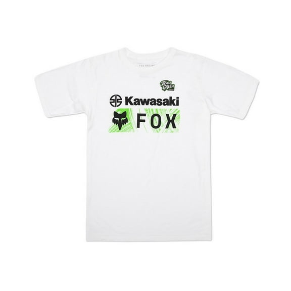 Kawasaki Team Green Fox T-Shirt White Small
