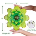 thumbnail image 2 of Green Metal Flowers Home Accents Indoor or Outdoor Wall, 2 of 5