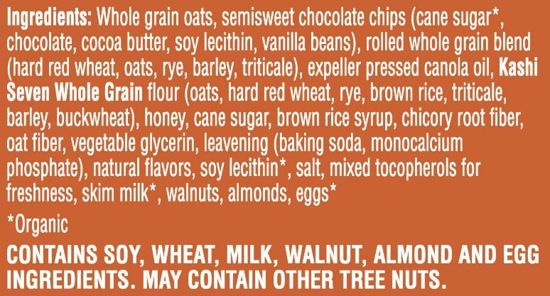 Kashi, Soft-Baked Cookies, Oatmeal Dark Chocolate, 8.5 Oz, 8 Ct
