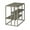 Brown#5, variant on Coffee Tables Athens Contemporary Two-Tone Wood Shelf Side Table in Weathered Gray and Beige,Coffee Tables With Storage
