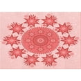 thumbnail image 1 of Ahgly Company Machine Washable Indoor Rectangle Transitional Pink Area Rugs, 2' x 4', 1 of 7