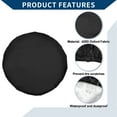 thumbnail image 3 of Unique Bargains Tire Cover Tire Totes / Tire Totes for Car / Durable 420D Oxford Fabric 77cm Width 85cm Height Fits Tires Tire Diameters 27" to 30" / 1 Pc Black, 3 of 7