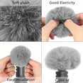 thumbnail image 3 of Geekria for Creators Furry Windscreen Compatible with RODE VideoMicro, VideoMic Me, VideoMic Me-C, Mic DeadCat Wind Cover Muff, Windbuster, Windjammer, Fluff Cover Windshield (Grey / 2 Pack), 3 of 6
