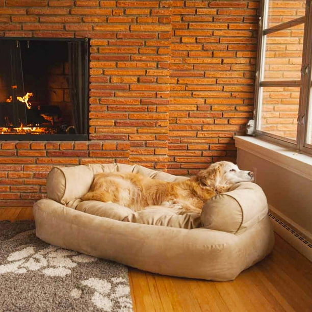 Overstuffed dog sofa hotsell