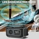 thumbnail image 4 of 2X Radio MeteorolóGico de Emergencia de 12000MAh Radio de Manivela Radio Solar Radio PortáTil AM/FM/NOAA con Linterna LáMpara de Lectura-A, 4 of 6