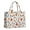 Colorful Halloween Icons-1, variant on Large Capacity Tote Bag,Colorful Halloween Icons Pattern Handbag Fashion Luxury Tote Bag,15.7"x13"x 5.1" Inches,Laptop Compatible