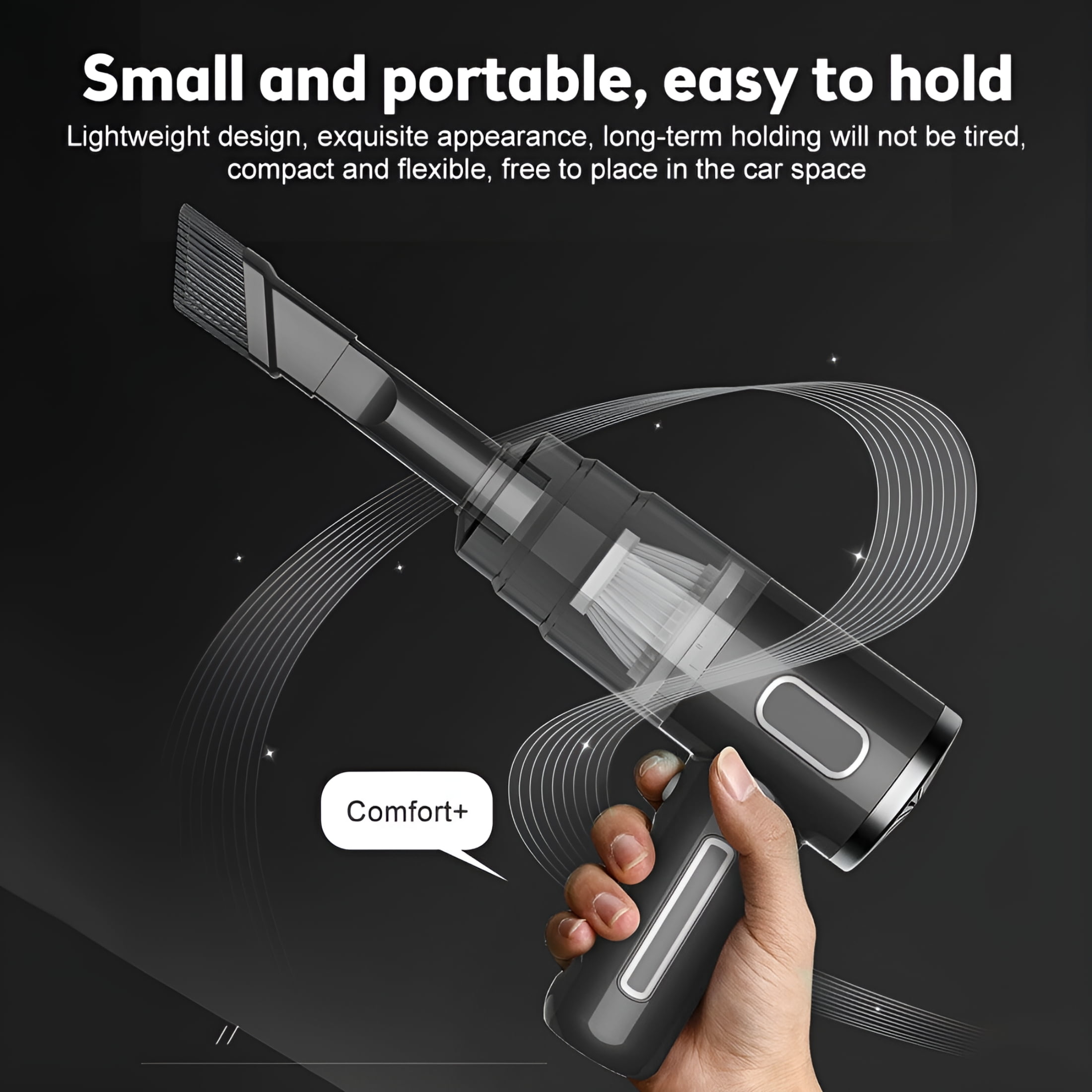 CURYMAY 2026 New 29000Pa Powerful Car Vacuum Cleaner Wet/Dry Cordless Strong Suction Handheld for Car Interiors, Vehicles, Cleaning, Home, Upholstery, Pet Hair Removal, Wet and Dry Cleaning