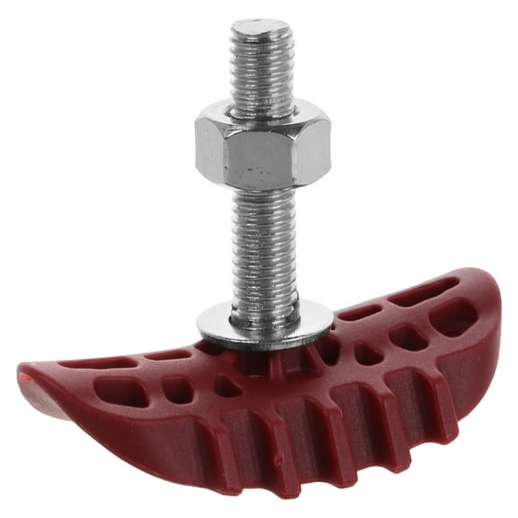 ADDHAT Motorbike Lock Motorcycle Rim Lock Red Stainless Steel 1Set