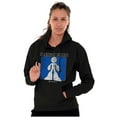 thumbnail image 3 of Video Game Robot Mega Man Specs Unisex Plus Size Hoodie Brisco Brands 2X, 3 of 5
