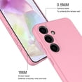 thumbnail image 3 of Slim Liquid Silicone Case for Samsung Galaxy A35 5G,with Scratch-Resistant Microfiber Lining Shockproof Soft Silicone Protective Case for Samsung Galaxy A35 5G (Pink), 3 of 14