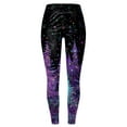 thumbnail image 5 of UngA Women Christmas Leggings Santa Claus High Rise Soft Pants Ankle Length Tummy Control Xmas Gym Leggings Fall Pajama Yoga Pants for Women (Black,XXL), 5 of 6