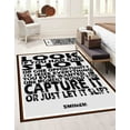 thumbnail image 2 of Look If You Had One Shot Rug, Printed Rug, Song Rugs, Motivation Rugs, Entry Rug, Personalized Gifts, Thick Rug, Bridesmaid Gift, 3.3'x6.5' - 100x200 cm, 2 of 8