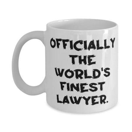 

Appreciation Lawyer Gifts Officially the World s Finest Inspirational Birthday 15oz Mug For Friends Cup From Friends
